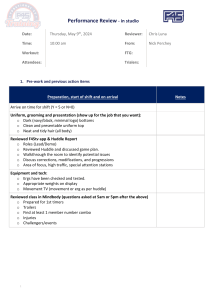 F45 Performance Review Checklist