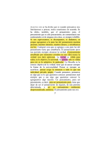 Pensamiento puro vs. existencialismo: filosof&iacute;a de la existencia
