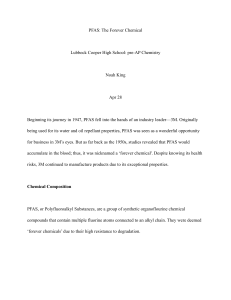 PFAS: The Forever Chemical - High School Chemistry Research