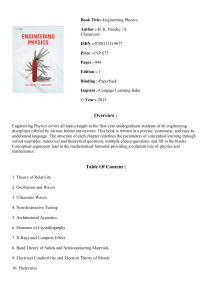 Engineering Physics Textbook by Pandey & Chaturvedi