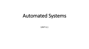 Automated Systems Unit 6.1