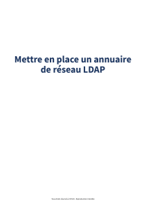 Mettre en place un annuaire LDAP : guide pratique