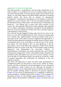 Preface to 5th Edition Political Science Textbook