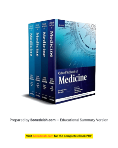 Oxford Textbook of Medicine 6th Ed Summary