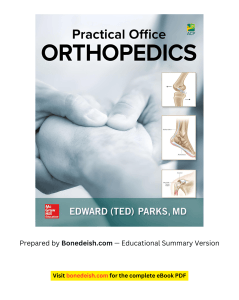 Practical Office Orthopedics: Clinical Reference for Orthopedic Care