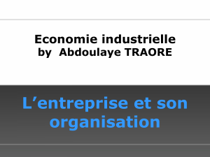 Economie industrielle : Taylorisme, Fordisme, Toyotisme