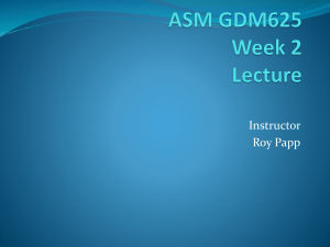 Project Management & Tracking Lecture