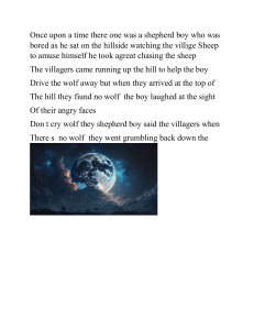 The Boy Who Cried Wolf Fable