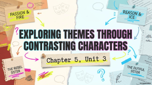 Exploring Themes Through Contrasting Characters