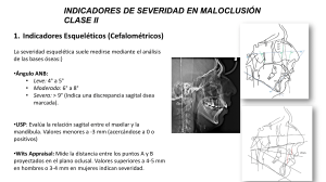 Indicadores de Severidad en Maloclusi&oacute;n Clase II