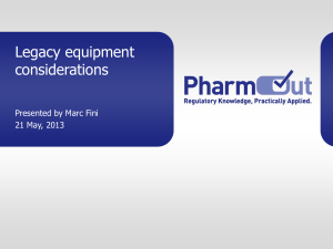 Legacy Equipment Validation in Pharma: Considerations & Strategies