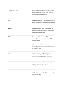 Historical Timeline of France