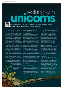Walking with Unicorns: Non-Chronological Reports