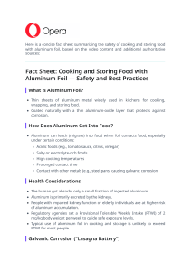 Aluminum Foil Safety: Cooking & Storage Best Practices