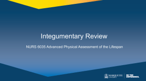 Integumentary Review: Advanced Physical Assessment