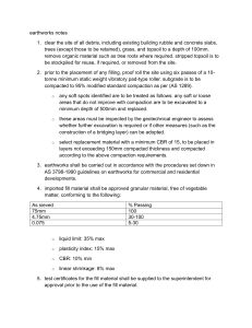 Earthworks Notes: Site Prep & Compaction Guidelines