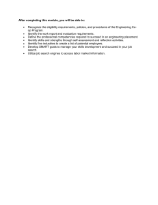 Engineering Co-op Program Guide: Learning Objectives & Career Development