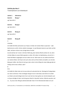 Schritte plus Neu 3: Transkriptionen zum Arbeitsbuch