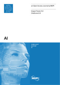 AI Journal by MDPI - Open Access Research