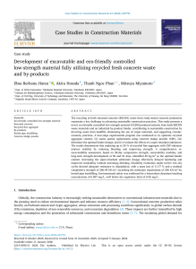 Eco-Friendly CLSM from Recycled Concrete Waste: A Case Study