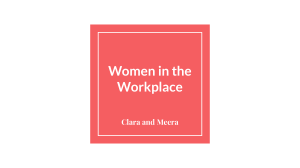 Women in the Workplace: History, Challenges, and Solutions