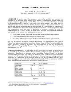 Steel Design Rules of Thumb: Quick Methods for Engineers