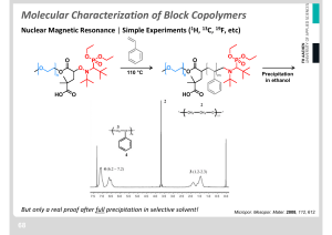 Molecular Characterization of Block Copolymers: NMR & SEC Methods