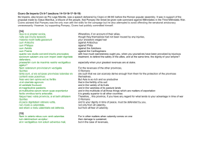 Cicero De Imperio Ch 6-7 (Sections 14-19) Latin Text & Translation