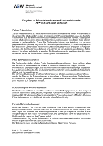 ASW Praxismodul Pr&auml;sentationsvorgaben Wirtschaft