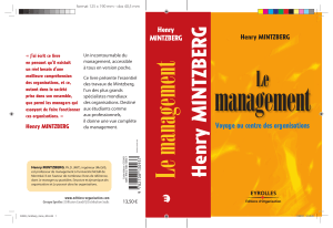Le management : Voyage au centre des organisations