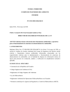 Lineamientos ambientales y operativos para estaciones de combustible