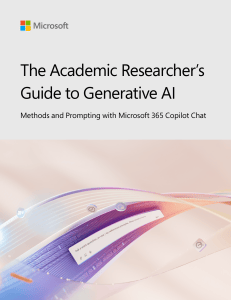 Academic Researcher's Guide to Generative AI with Copilot