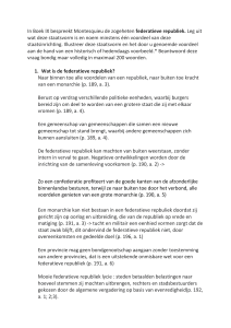 Montesquieu Federatieve Republiek