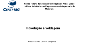 Introdu&ccedil;&atilde;o a Soldagem: Conceitos e Terminologia