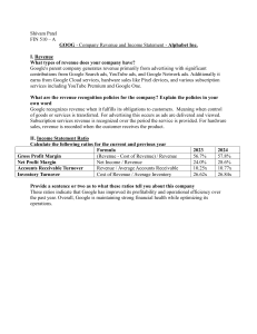 GOOG Revenue & Income Statement Analysis - Alphabet Inc.