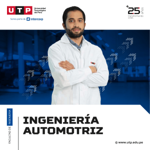 Carrera de Ingenier&iacute;a Automotriz UTP: Informaci&oacute;n y Beneficios