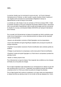 Conception Syst&egrave;me R&eacute;frig&eacute;ration CO2 pour Fret A&eacute;roportuaire