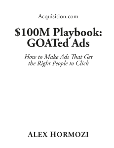 GOATed Ads Playbook: High-Converting Ad Strategies