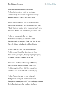 The Chimney Sweeper by William Blake: Analysis