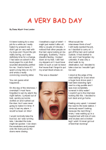 A Very Bad Day: Reading Comprehension Exercise