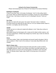 Acting for the Camera Commercials Workshop Scripts