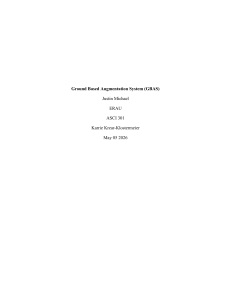 Ground Based Augmentation System (GBAS) - Aviation Navigation