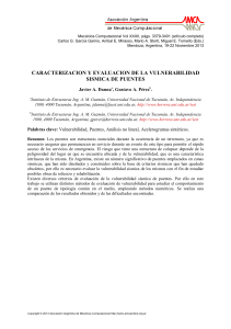 Caracterizaci&oacute;n y evaluaci&oacute;n de la vulnerabilidad s&iacute;smica de puentes