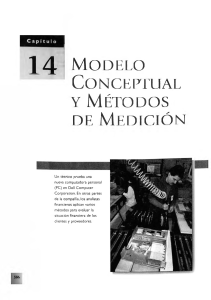 Cap&iacute;tulo 14: Modelo Conceptual y M&eacute;todos de Medici&oacute;n