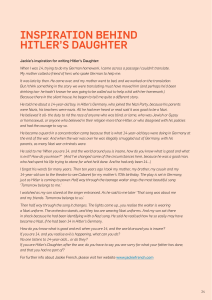 Inspiration Behind Hitler's Daughter