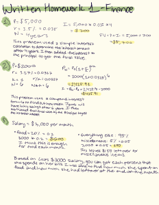 Written Homework 1 - Finance