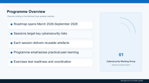 Cybersecurity Working Group Quarterly Roadmap 2026-2028