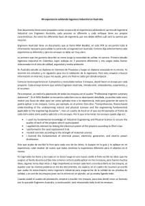 Validaci&oacute;n de Ingenier&iacute;a Industrial en Australia: Mi Experiencia