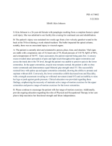 SBAR Report: Kim Johnson's Spinal Cord Injury Case