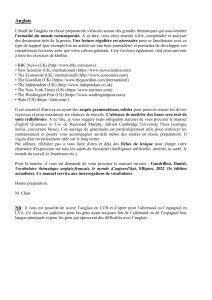 Programme d'Anglais : Guide de la Classe Pr&eacute;paratoire